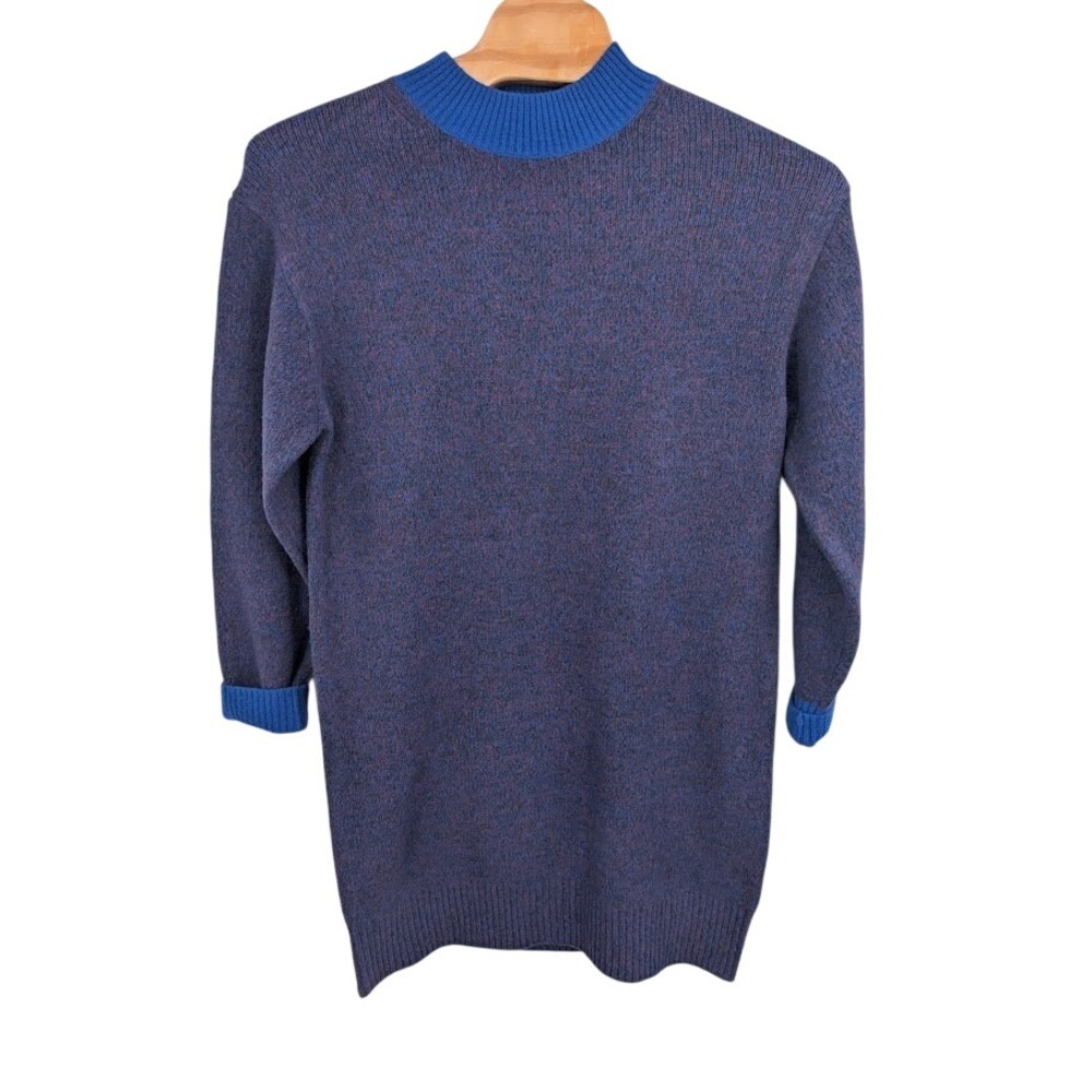 J.W. Anderson x Uniqlo Knit Jumper sweater‎ dress blue purple sz L
